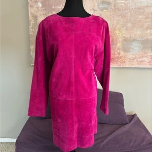 Elegant Long Sleeve Pink Dress